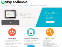 Tablet Screenshot of aplapsoftware.com